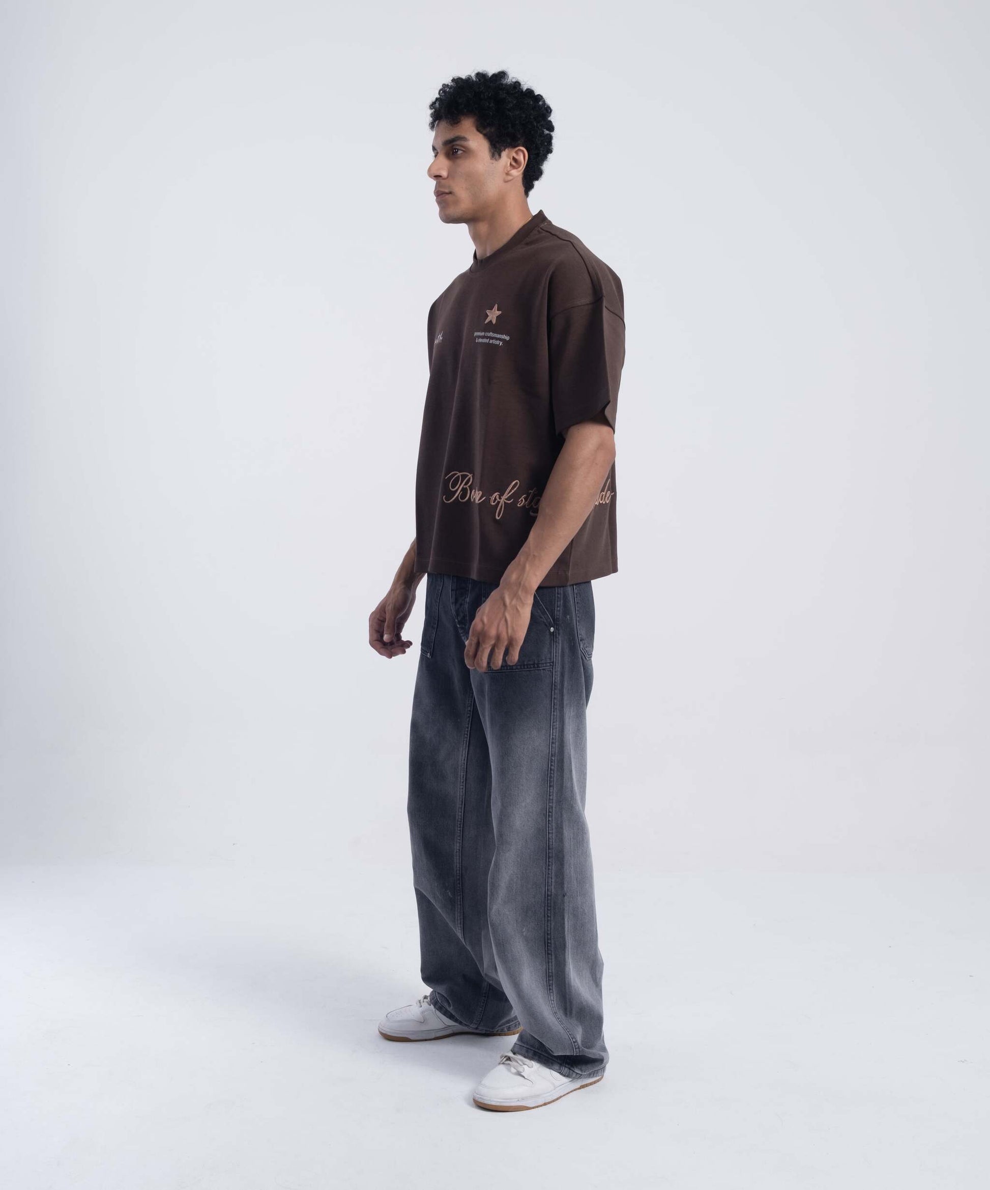 Myrrith “Heritage Script” Embroidered Tee – Unisex