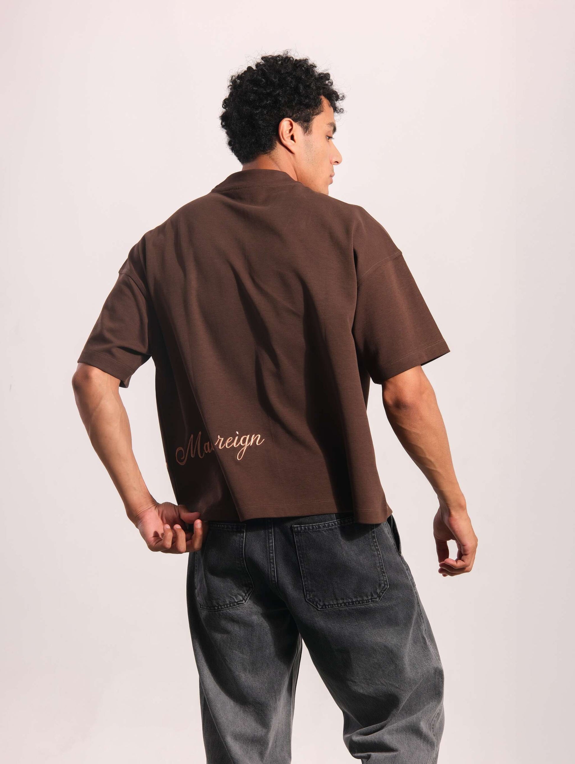 Myrrith “Heritage Script” Embroidered Tee – Unisex